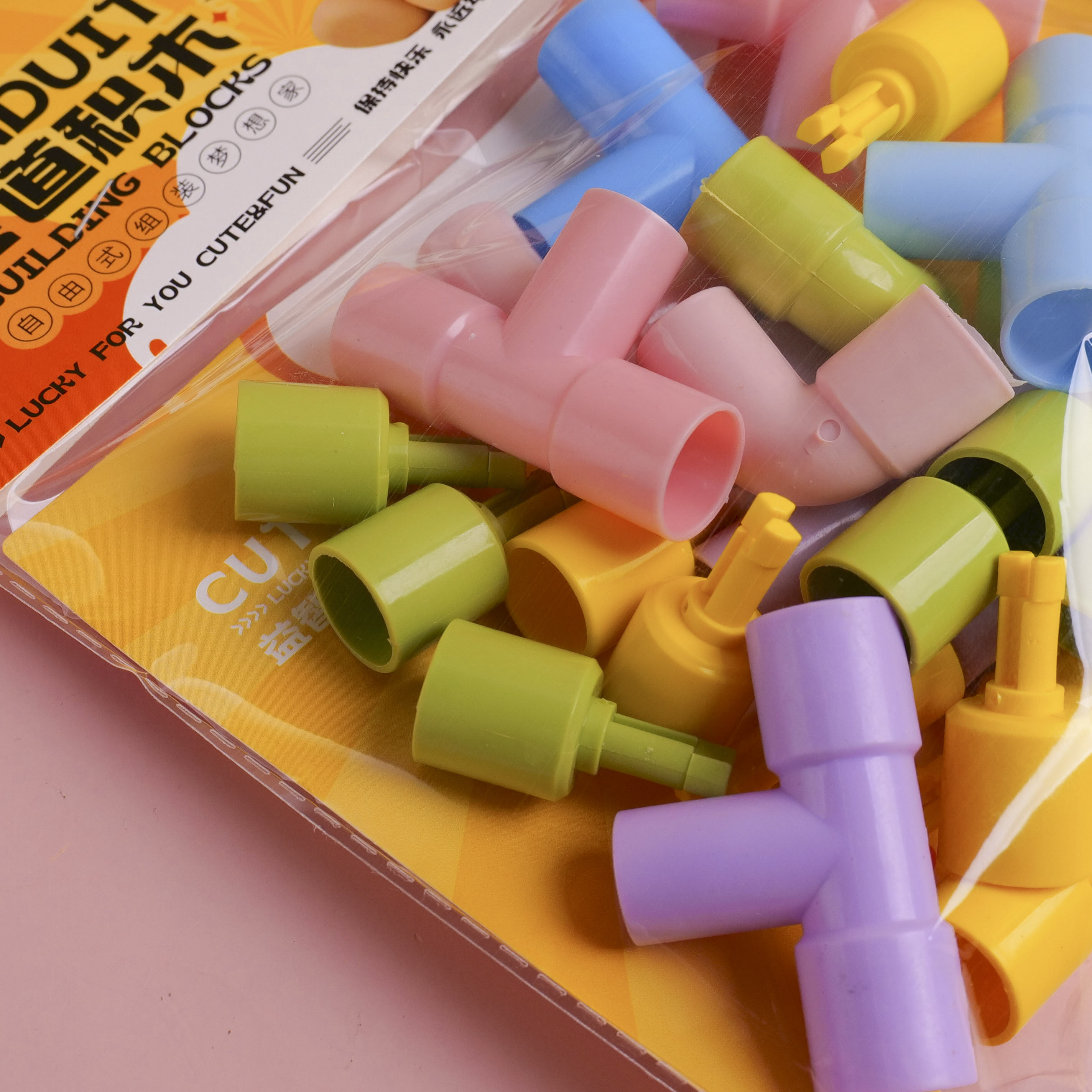 Premium Building Blocks (Pipes) (Medium Bag) JM336
