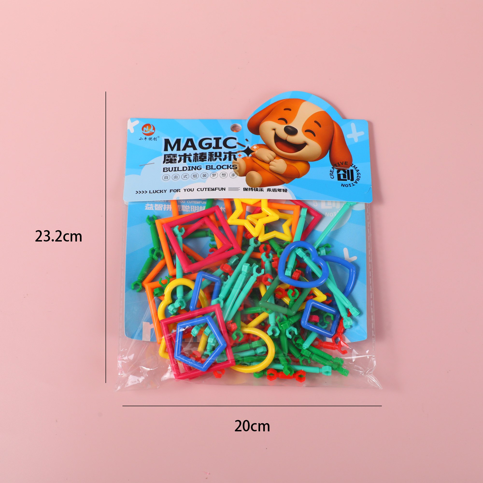 Premium Building Blocks (Straw Connectors) (Medium Bag) JM337