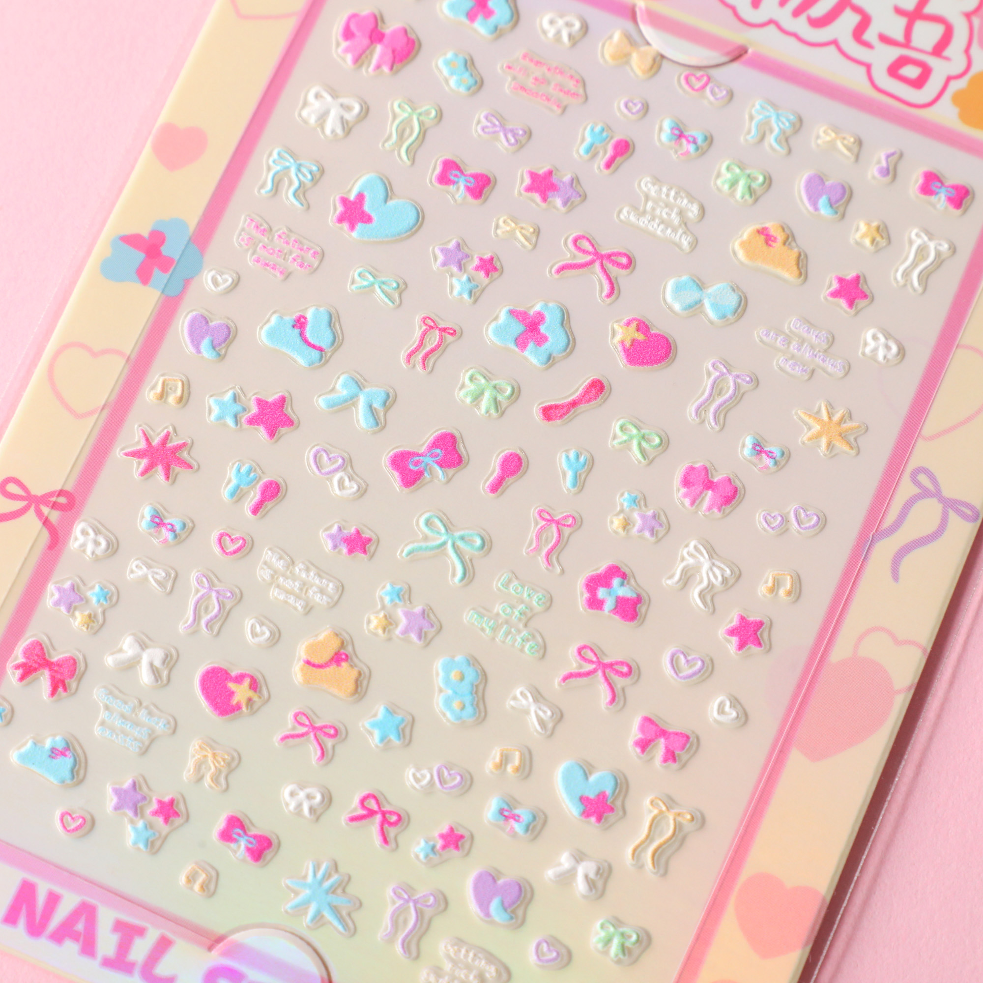 Classic Embossed Nail Stickers – Boxed
