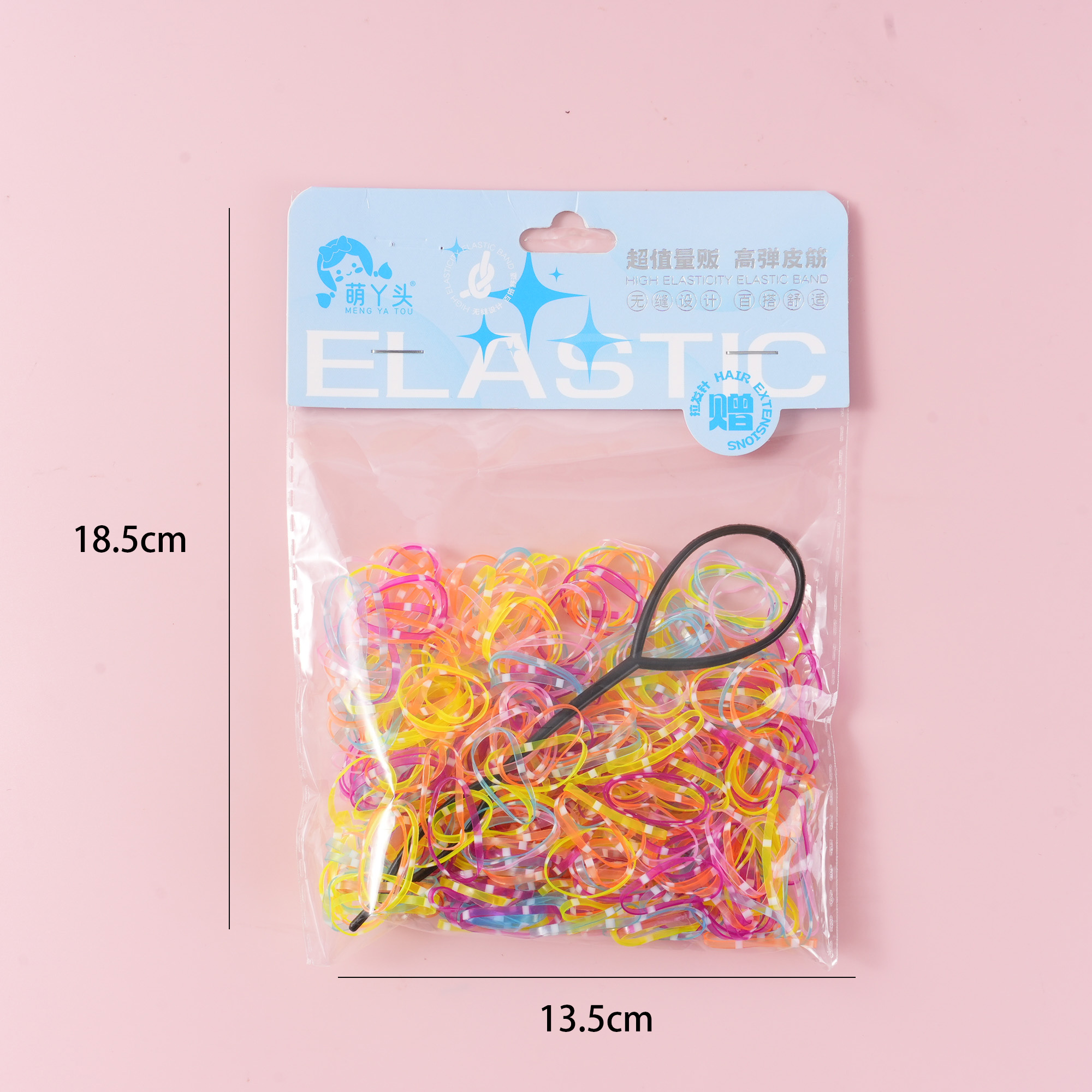 Colorful Bagged Hair Ties -1166