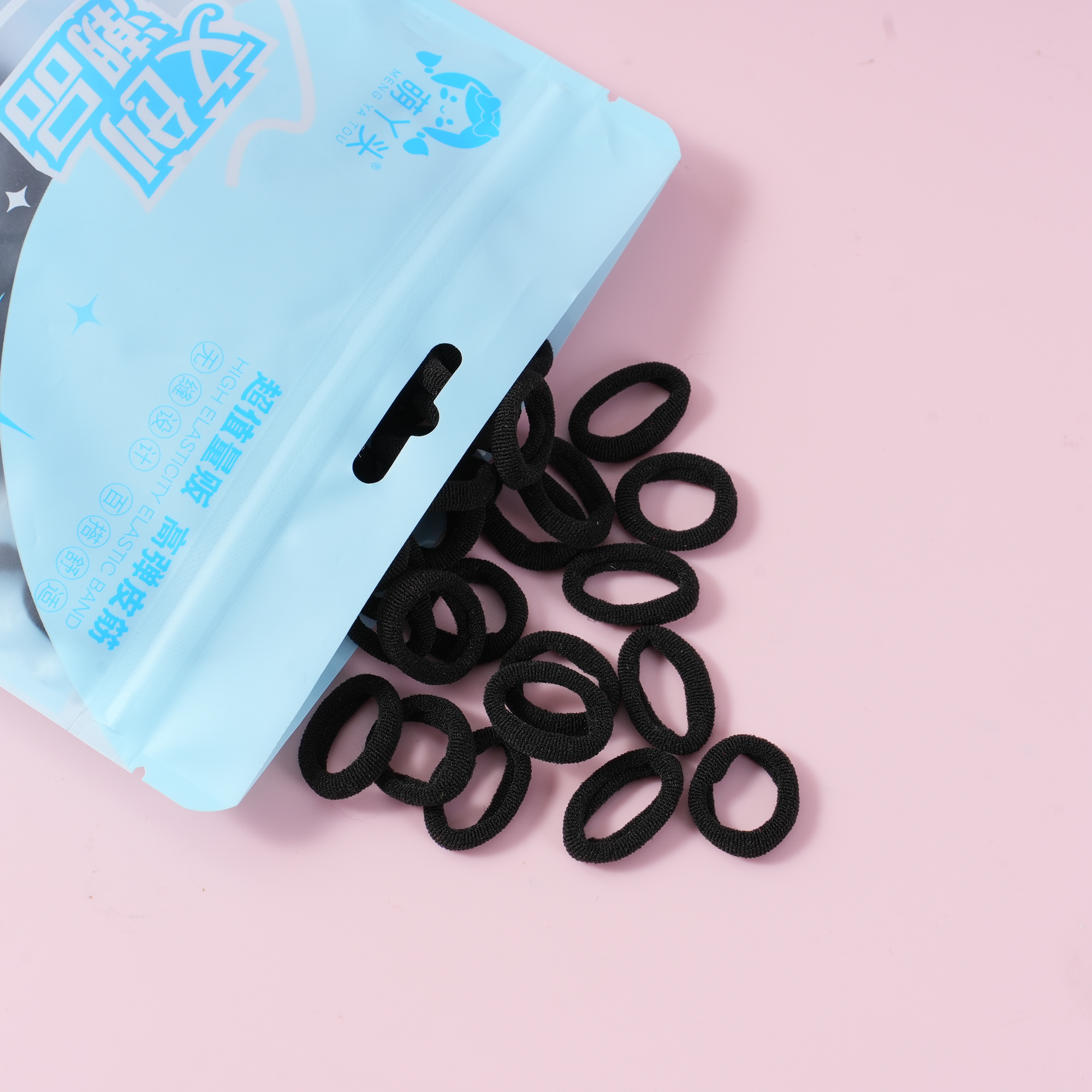 Black Bagged Scrunchies -1168
