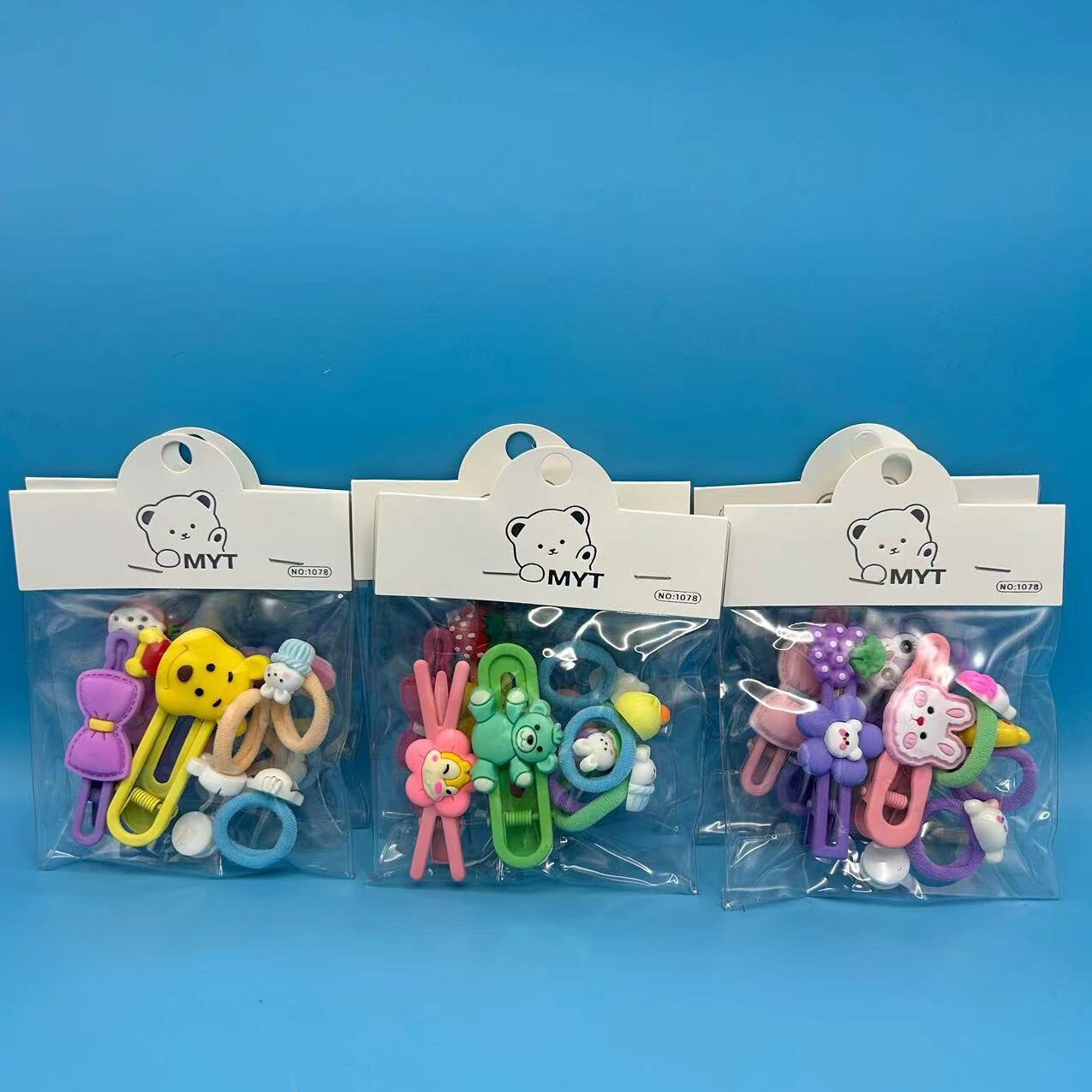 Funny animal acrylic hair clip-1