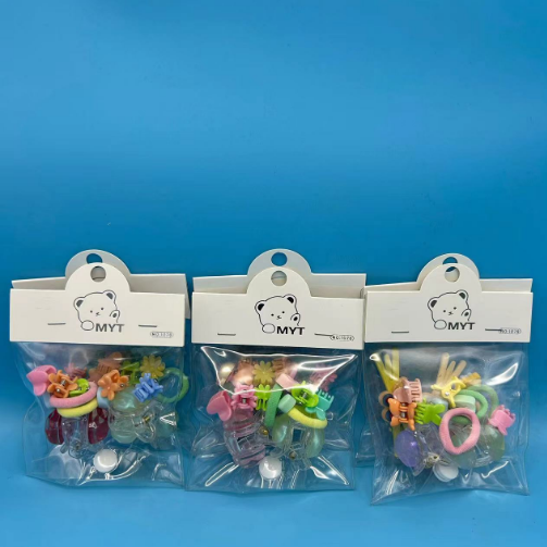 Colored acrylic children's hair clip