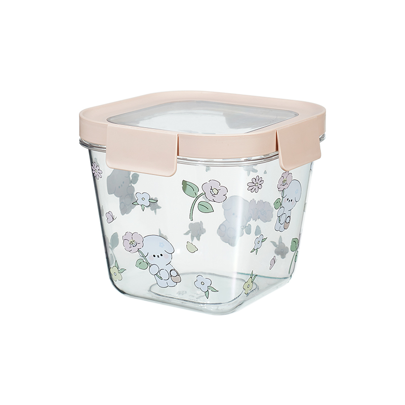 Cartoon Printed Storage Jar 2000ML 301-OH