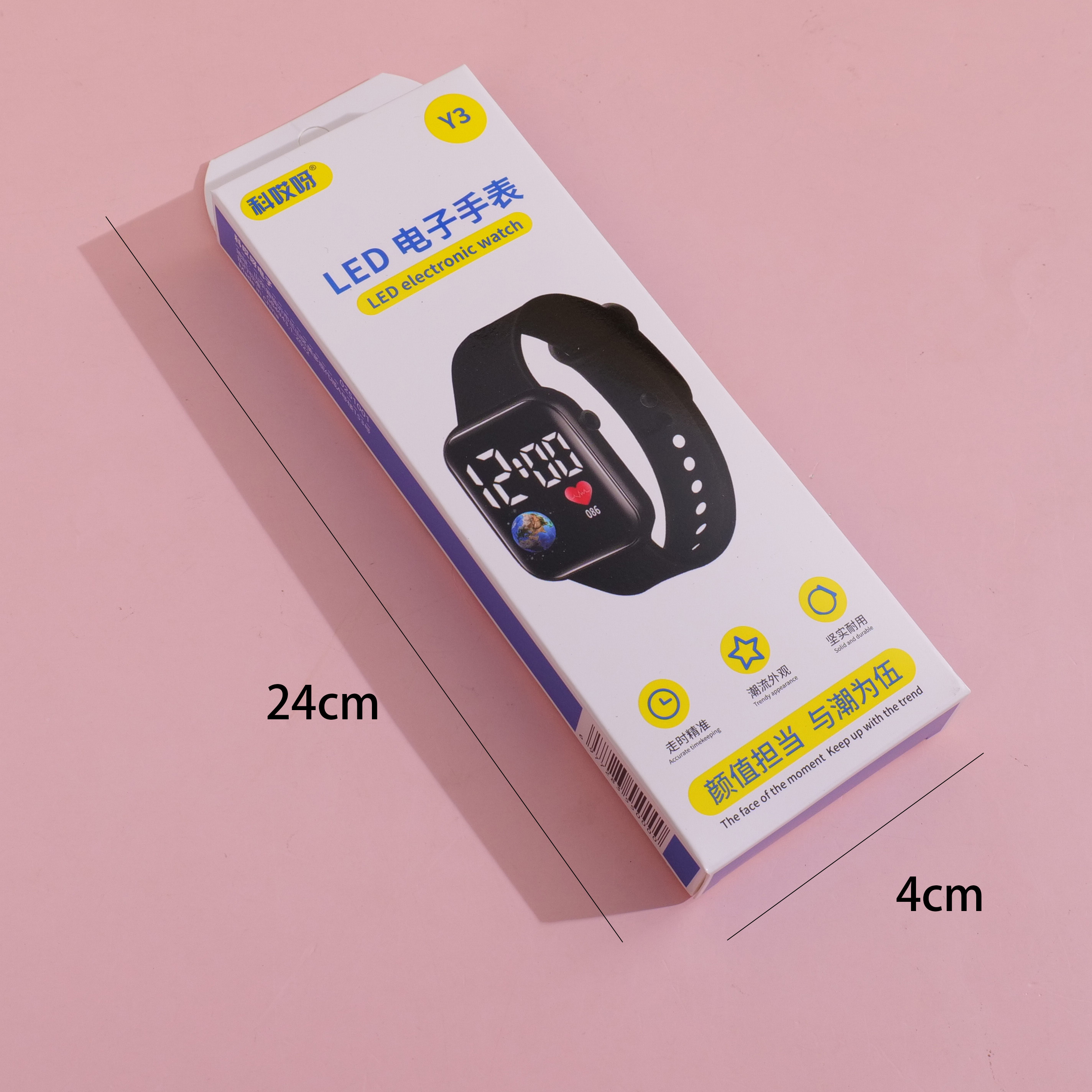 LED Digital Watch Y3
