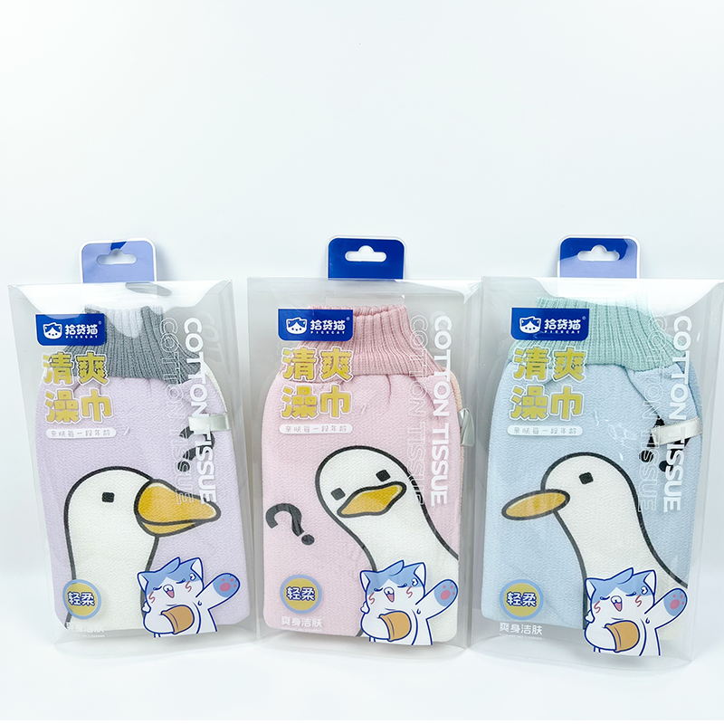 Refreshing question mark duck bath towel