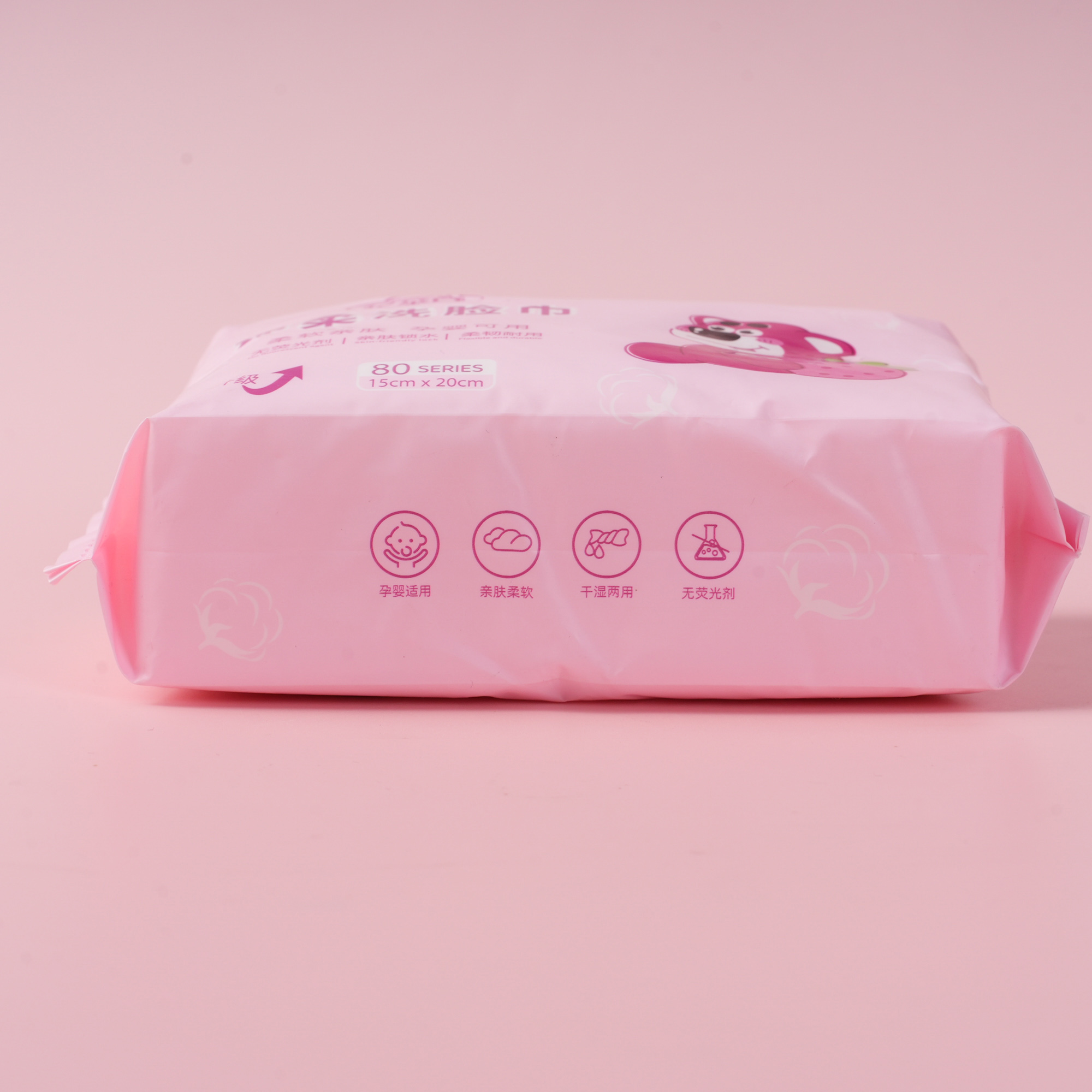 Strawberry Bear Facial Towels 36pcs