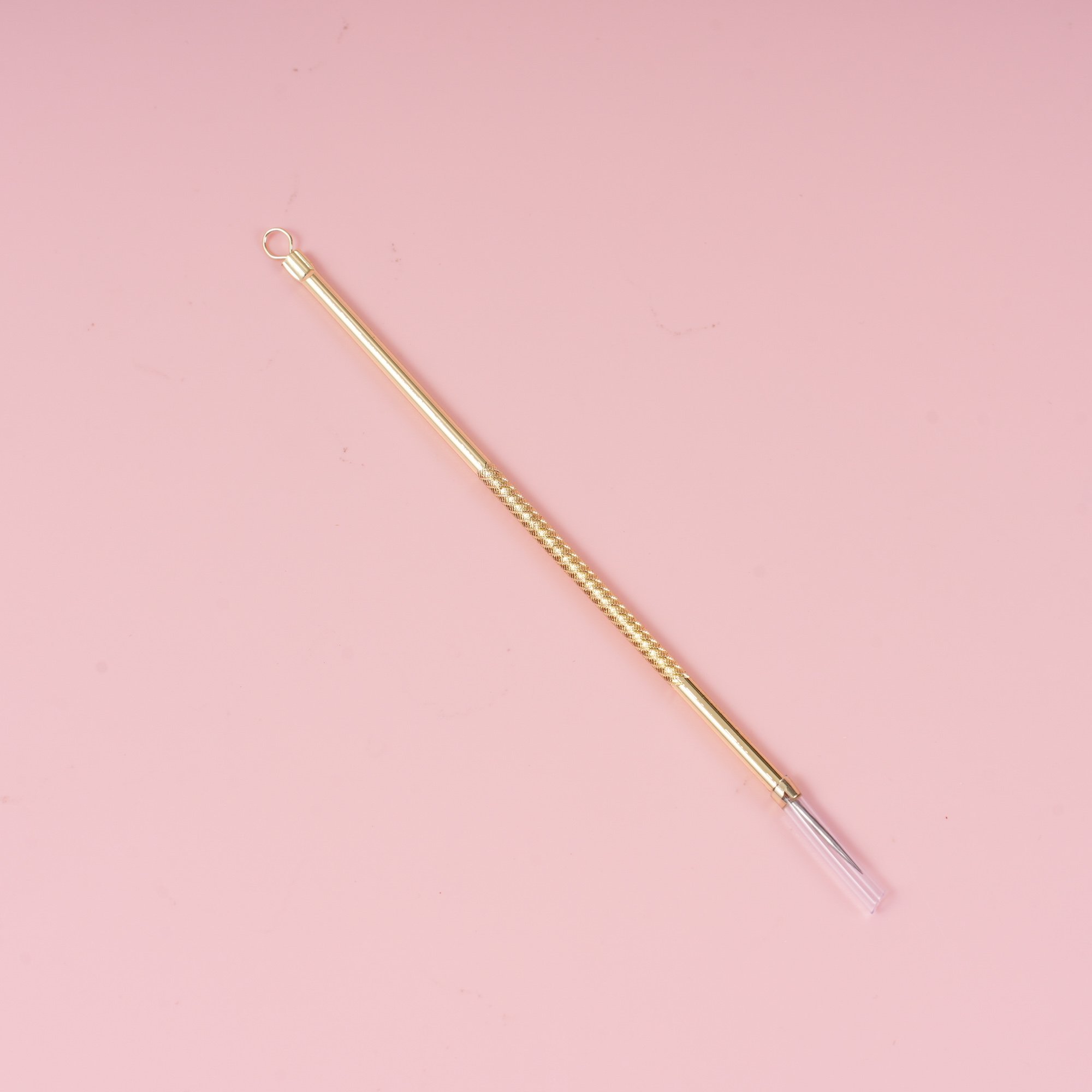 S-569 Round-Tail Round-Handle Blackhead Remover – Gold