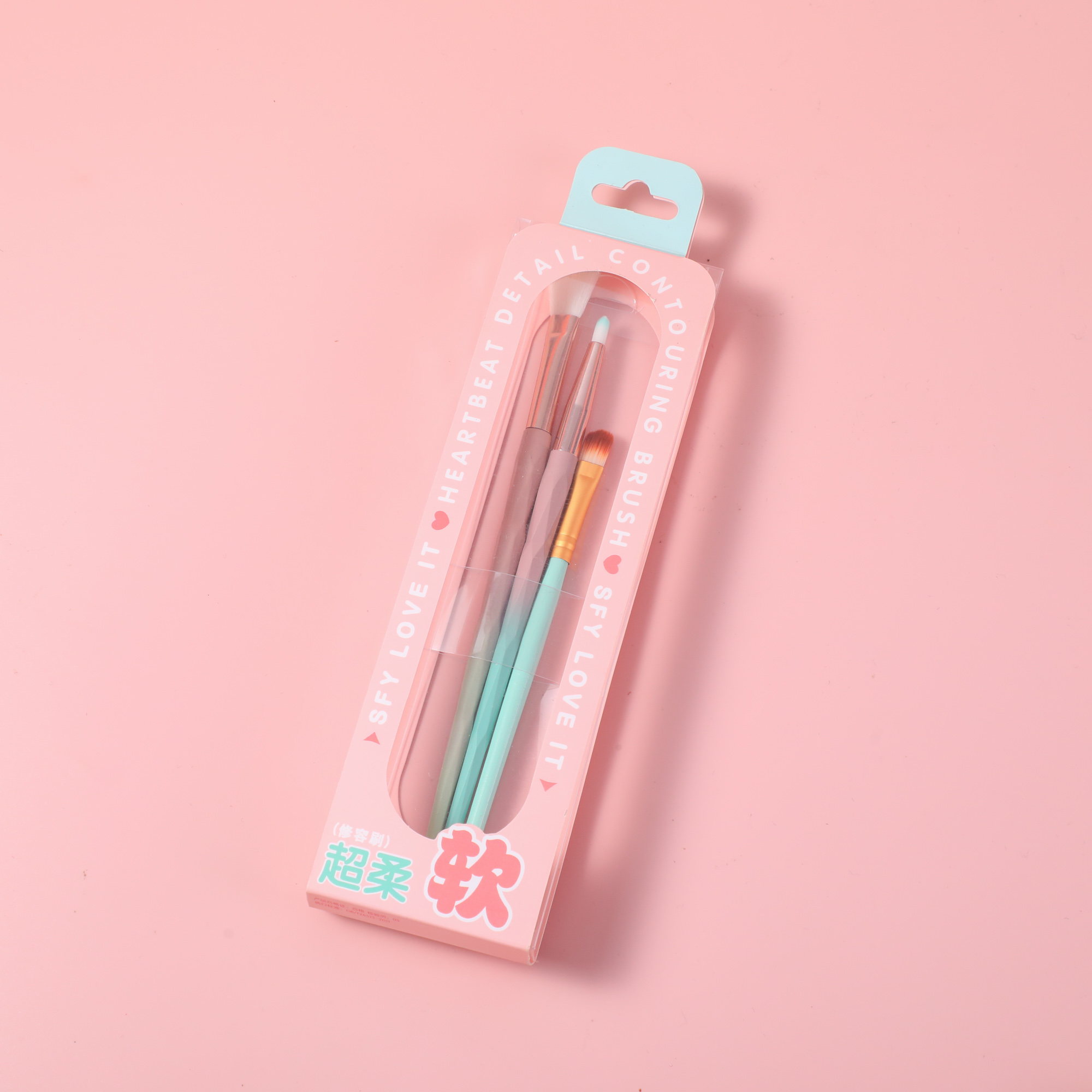 S-624 Makeup Brush Set (3pcs)