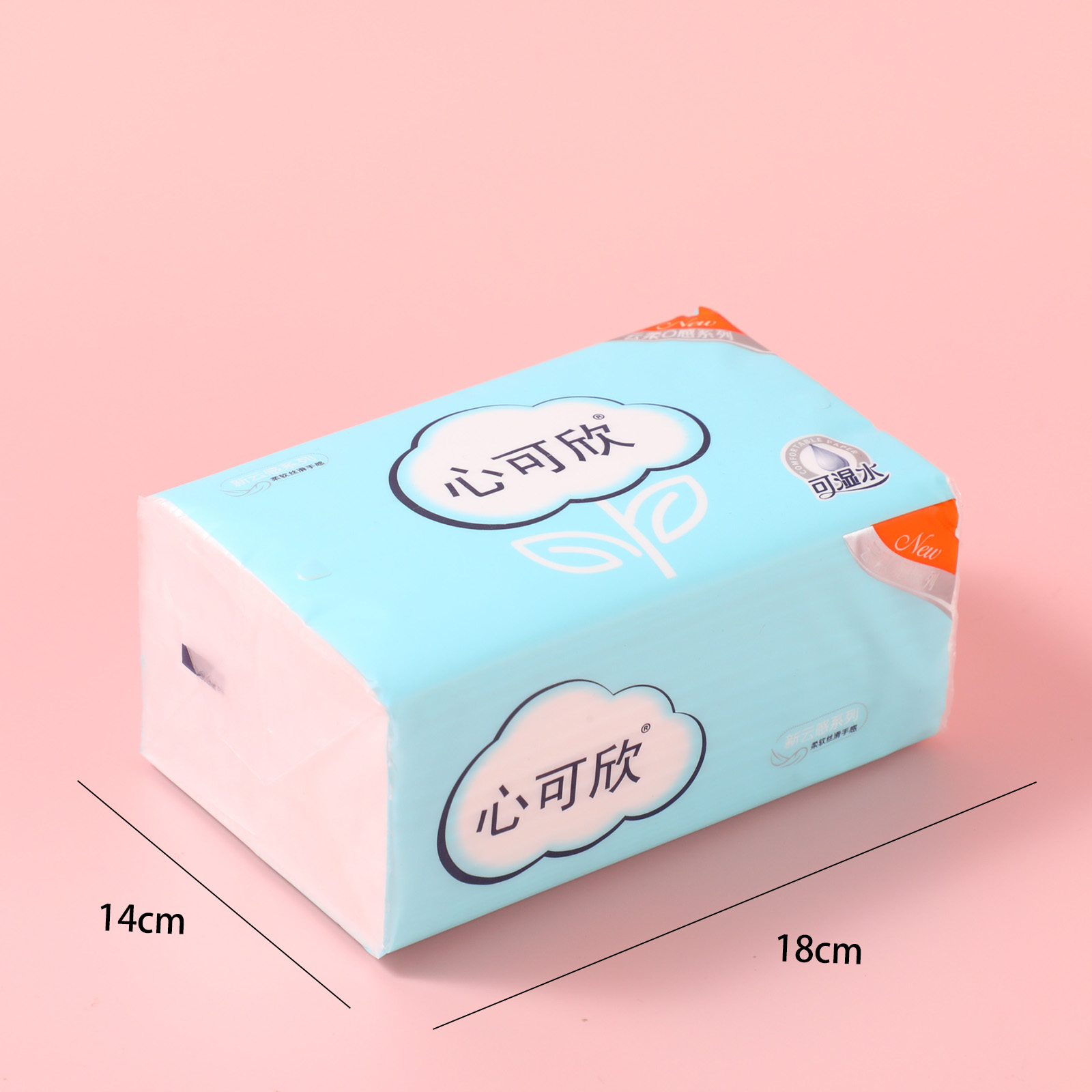 New CloudFeel Series Facial Tissues, 80 Sheets
