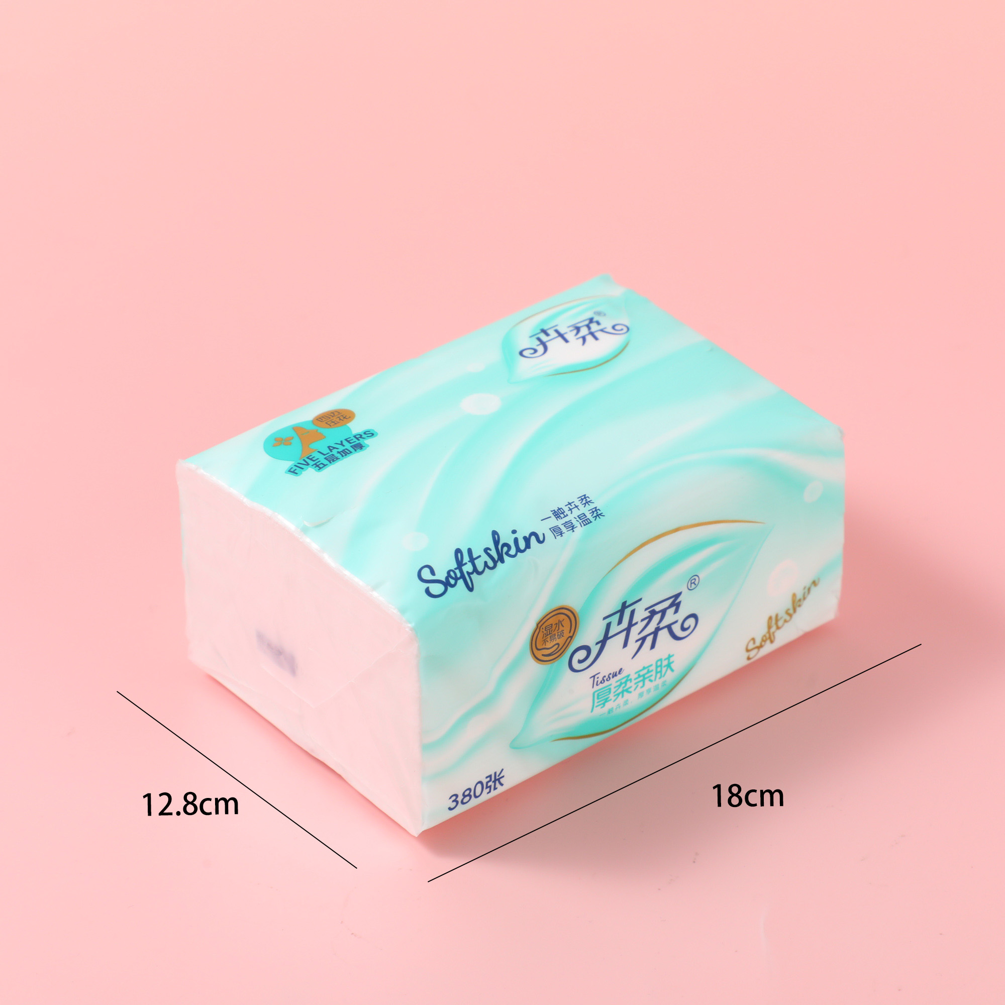 Thick & Gentle Skin-Friendly Series, 76 Sheets