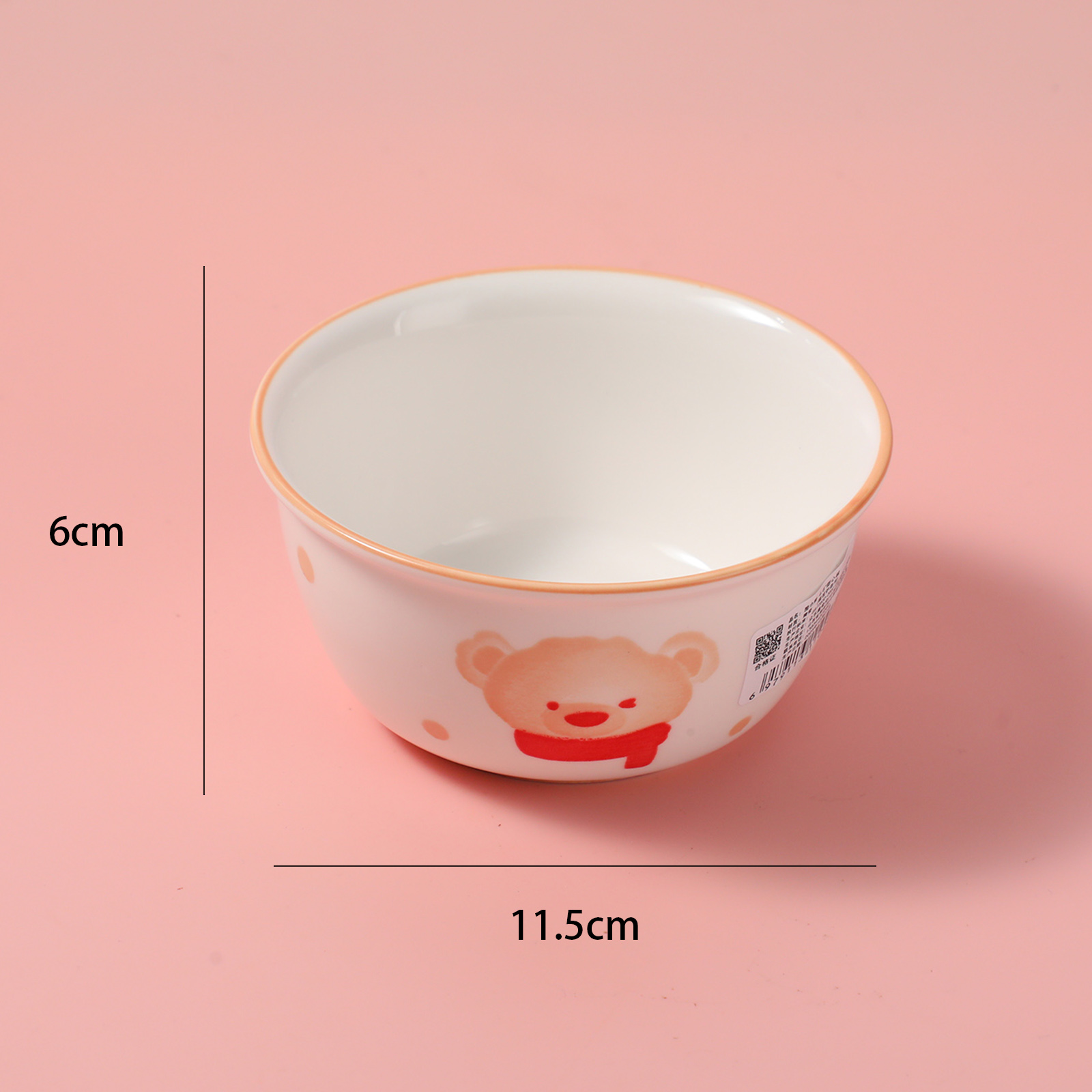 Scarf Bear Series - 4.6-inch Bowl