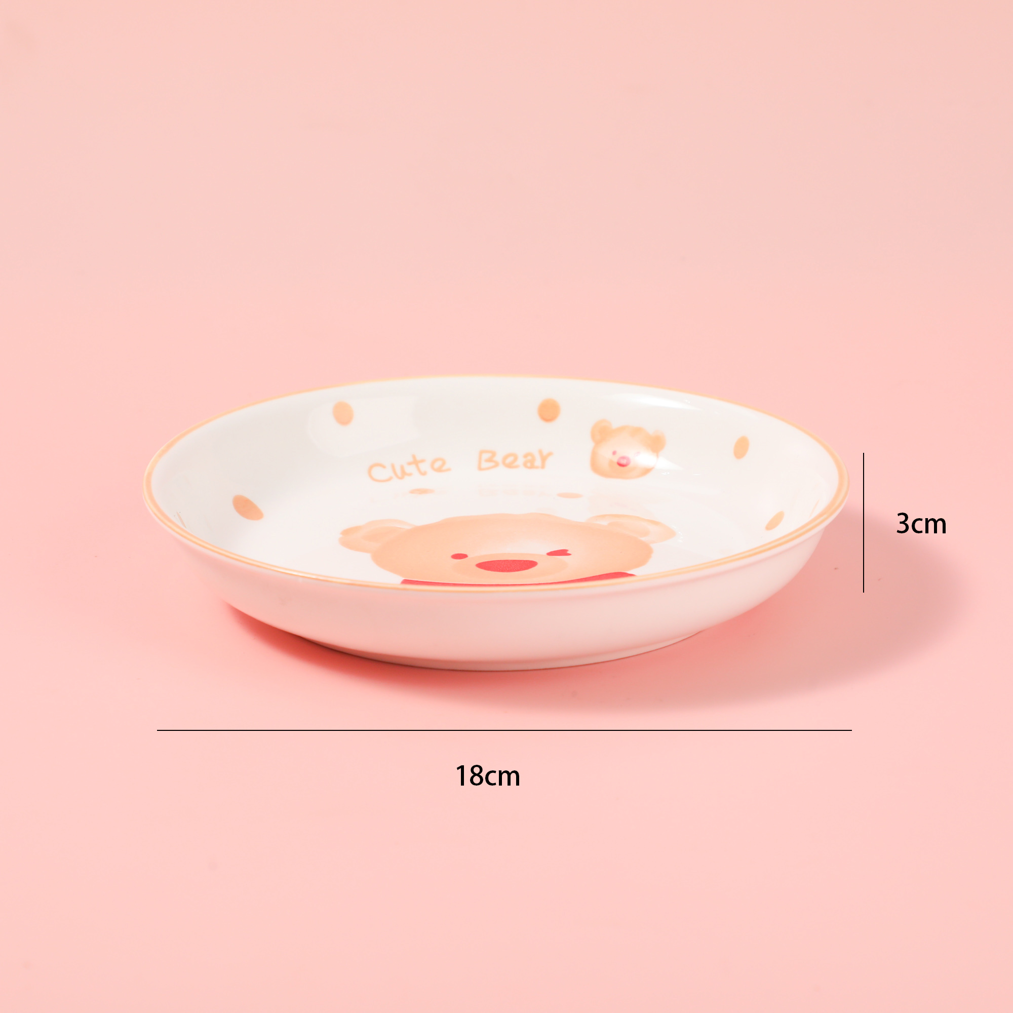 Scarf Bear Series - 7.1-inch Plate