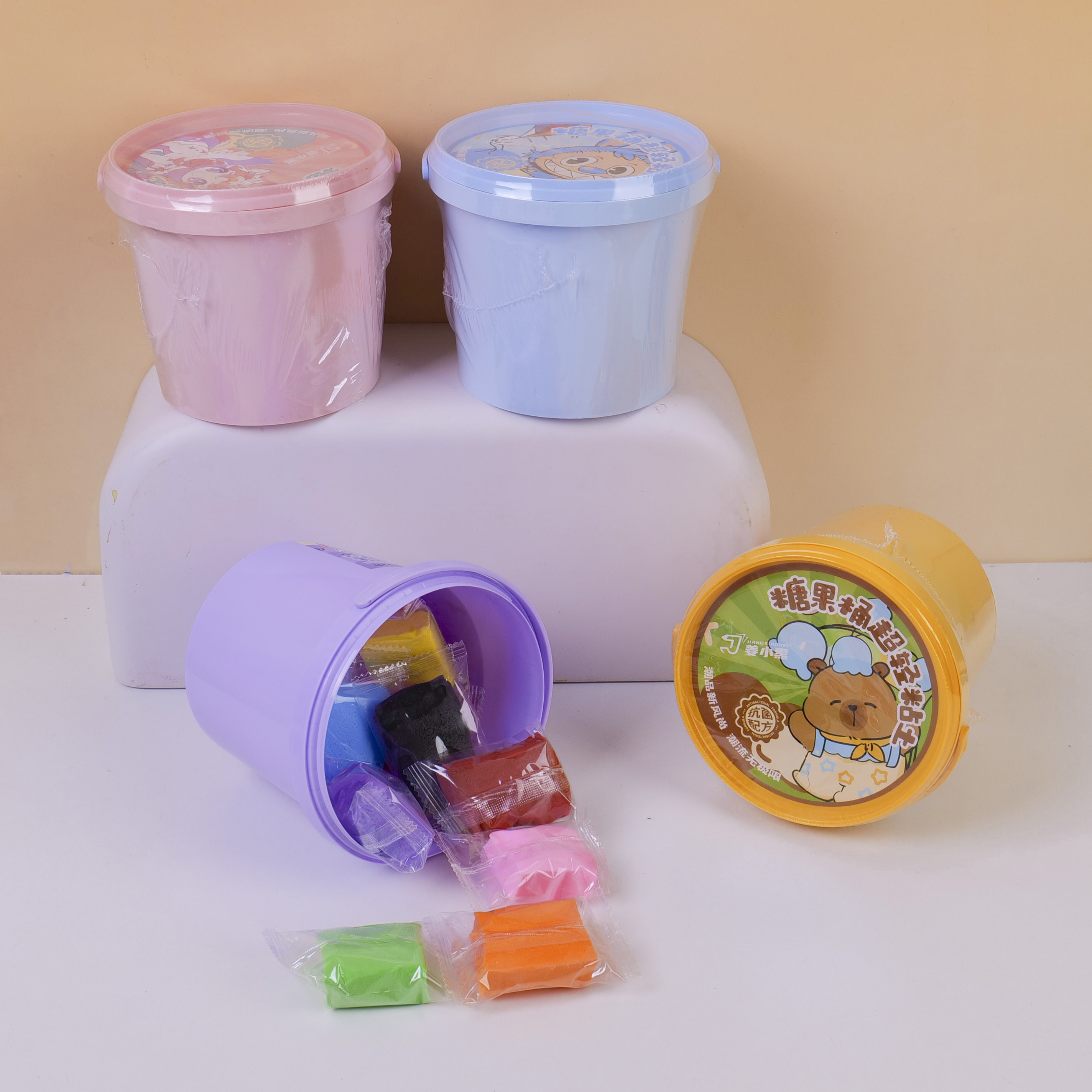 Ultra-light Clay TG211 - Candy Bucket 12-Color Clay TG211