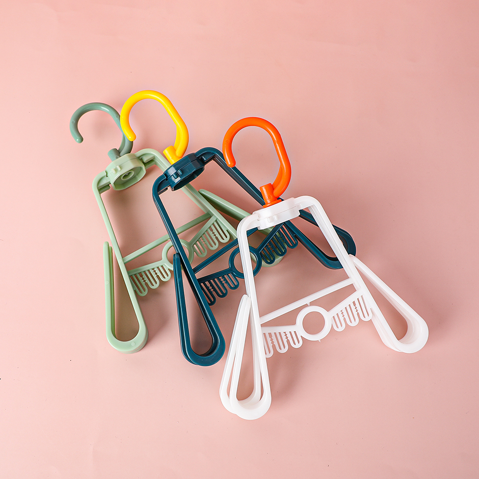 Dual-Purpose Folding Shoe Rack