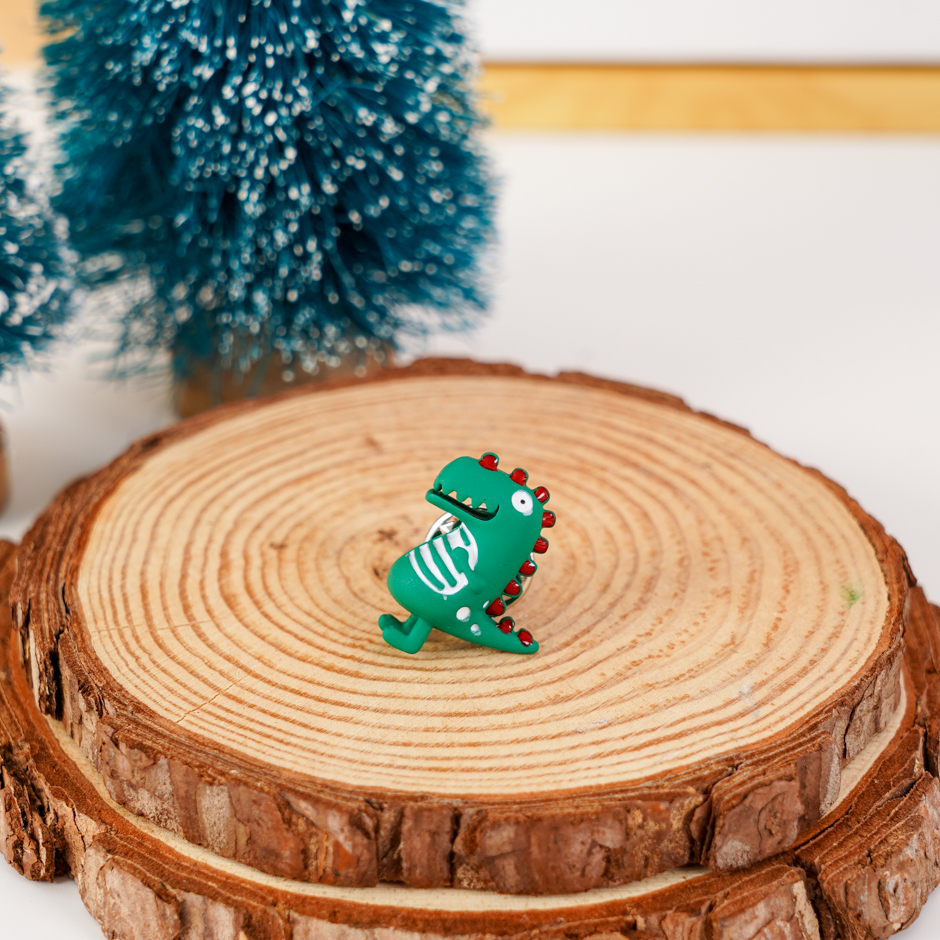 Cute little dinosaur brooch