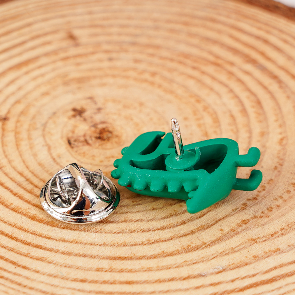 Cute little dinosaur brooch