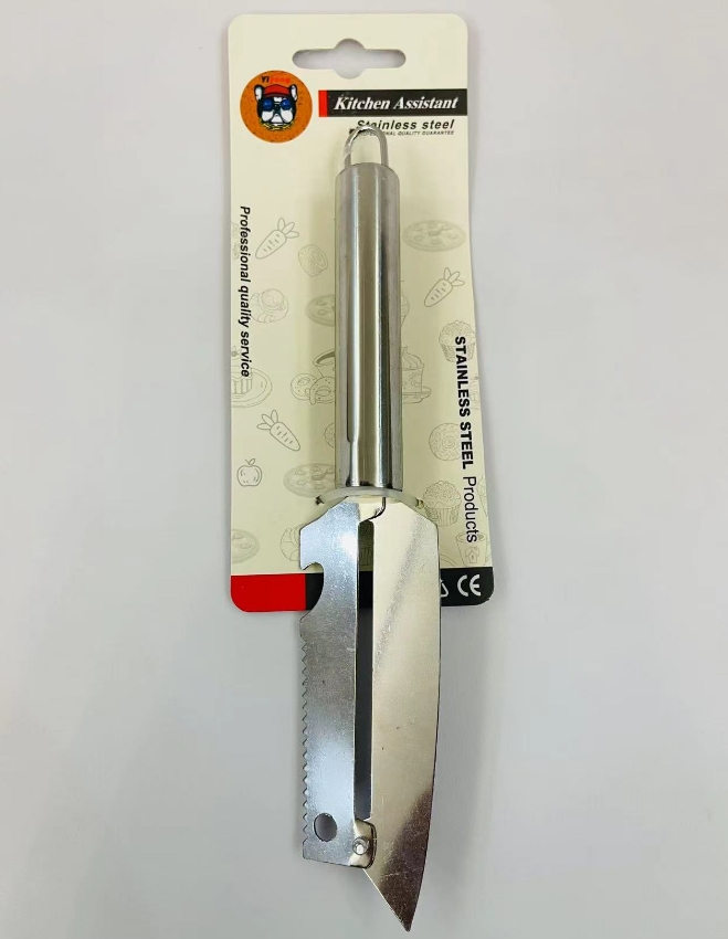 Four-Tool Knife With Round Tube Handle