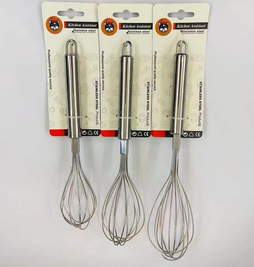 Round Tube Handle Medium Egg Beater