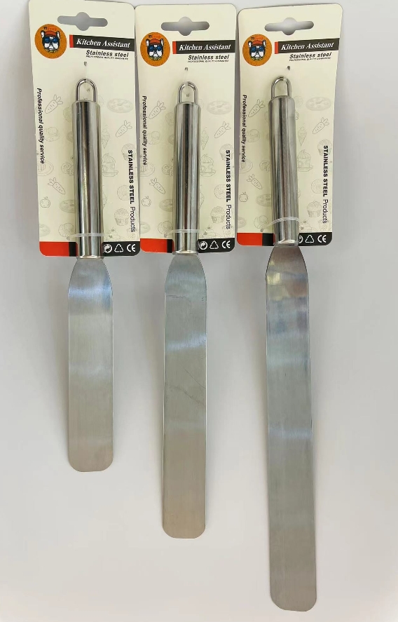 Small Flat Spatula With Round Tube Handle
