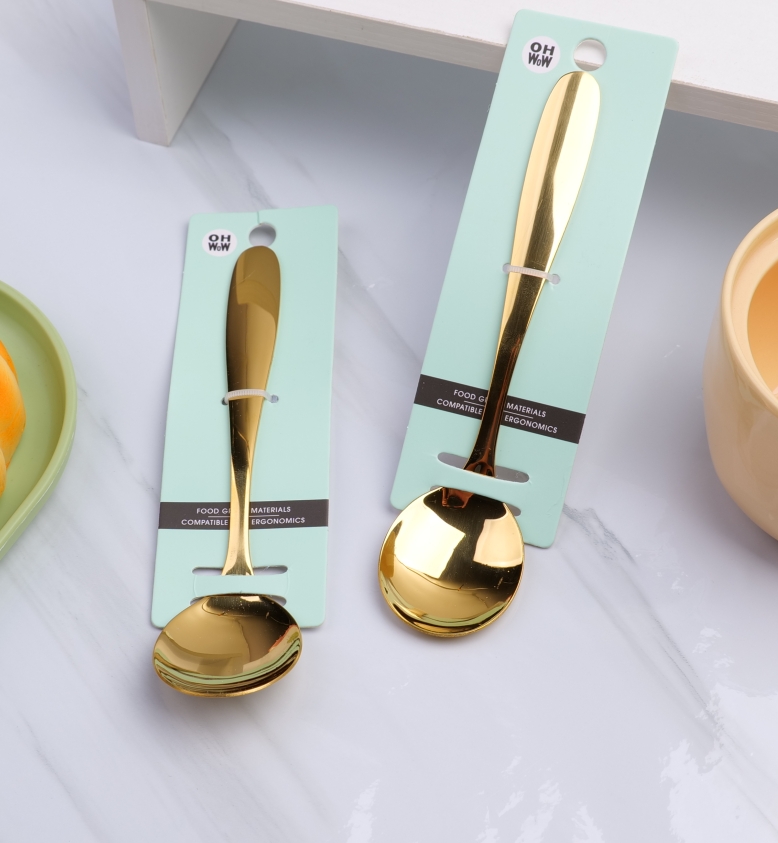 Gold-Plated Supreme Round Spoon