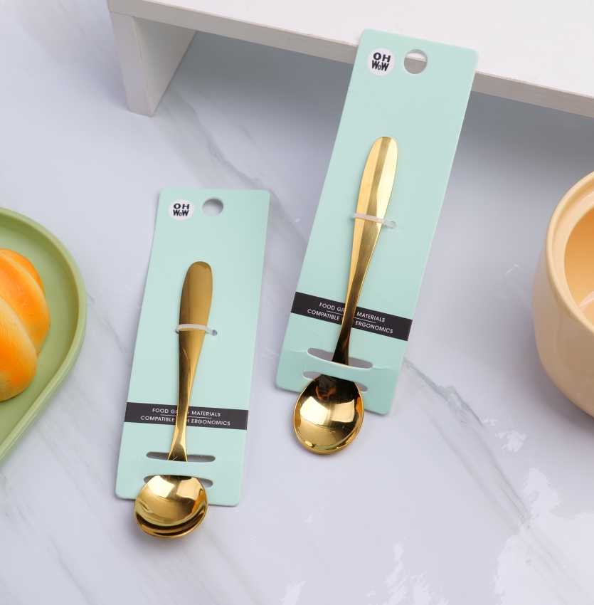 Gold-Plated Supreme No.4 Round Spoon