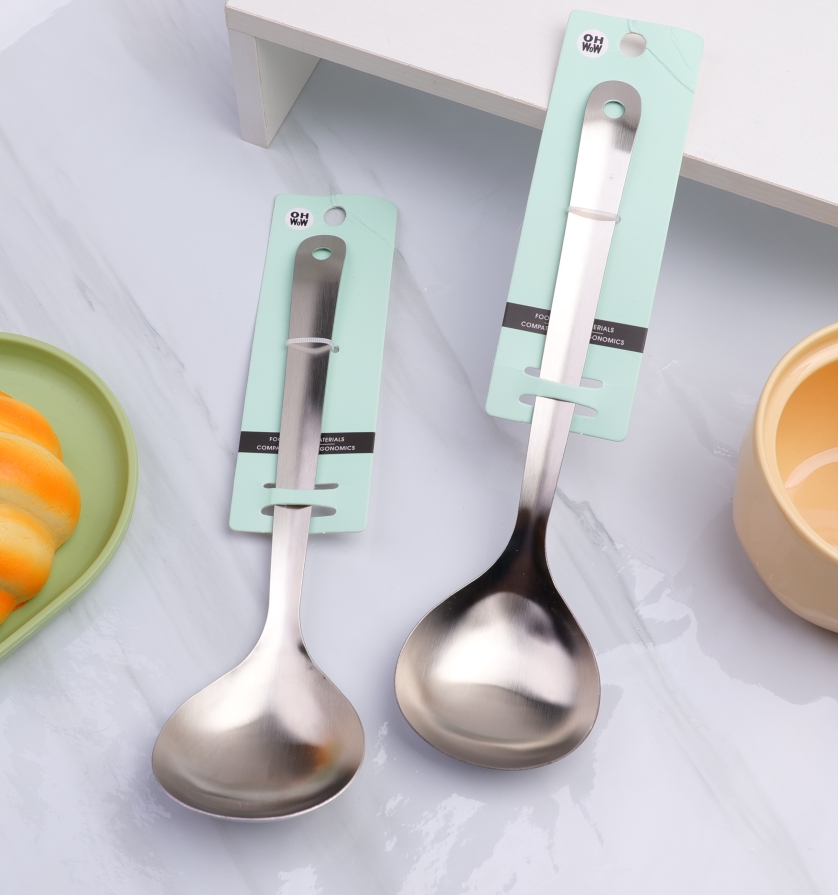 Satin-Finished Heart-Shaped Soup Spoon