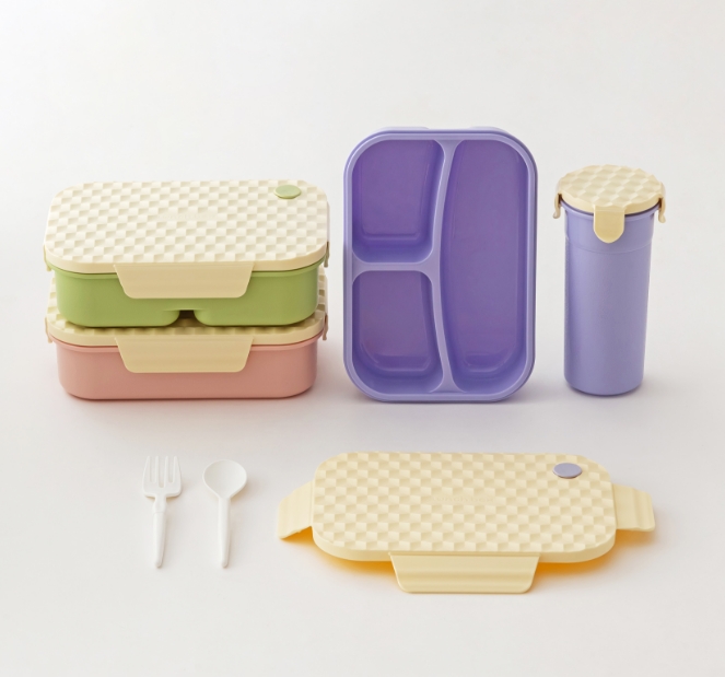 Rectangular Lunch Box Two Piece Set