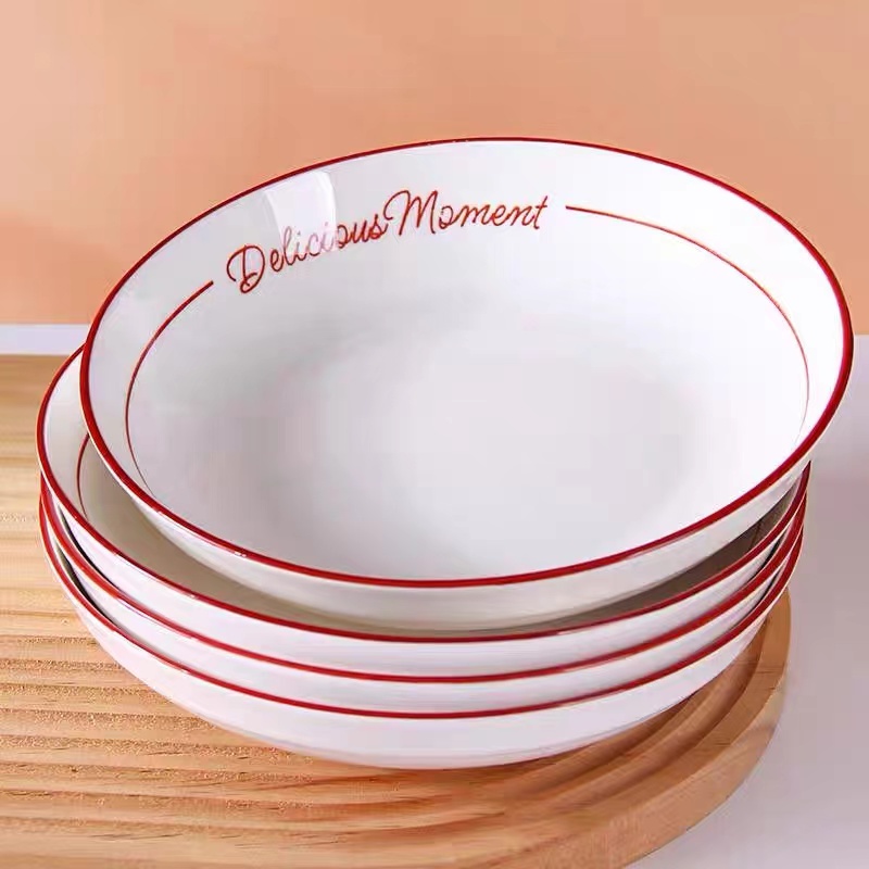 Simple Life Series Ceramic Plate 8 Inch